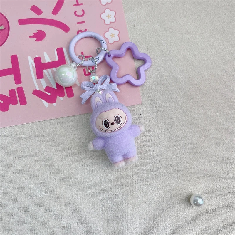 Labubu Bow Keychain