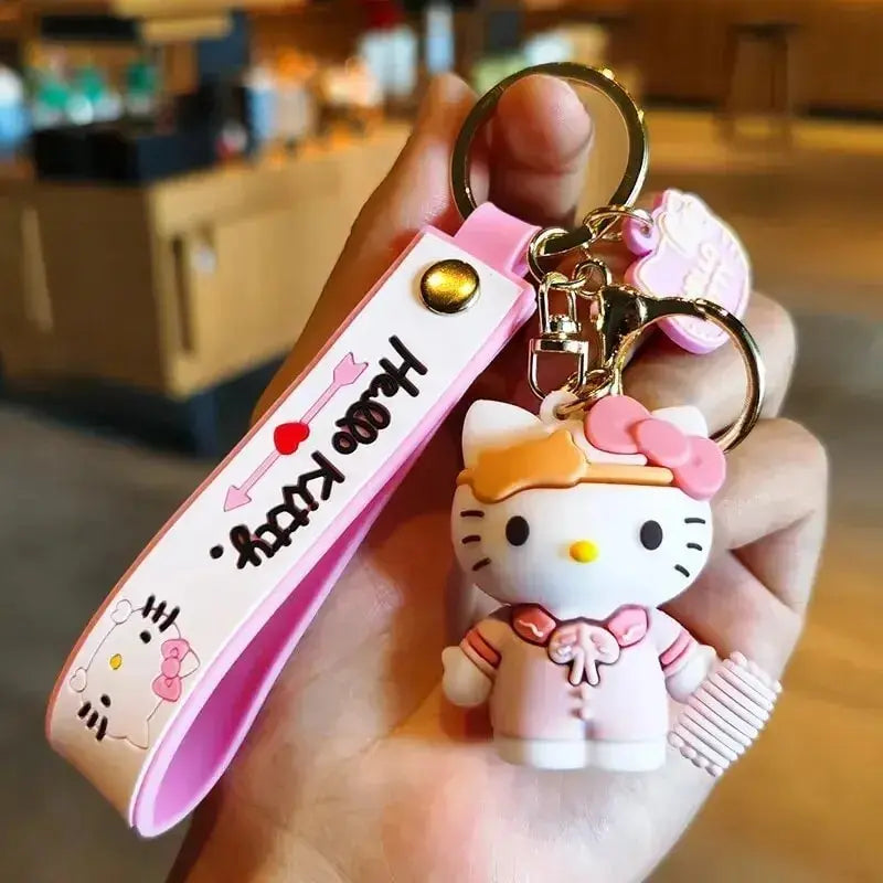 Sanrio Hello Kitty and Cinnamoroll Keychains