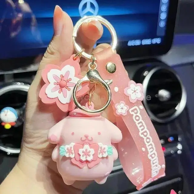 Sanrio Hello Kitty and Cinnamoroll Keychains