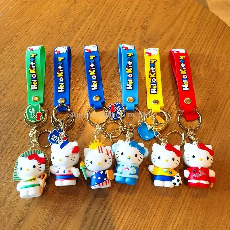 Sanrio Hello Kitty and Cinnamoroll Keychains