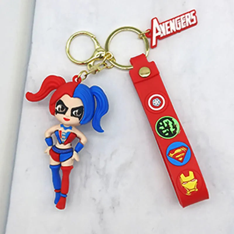 Fashion Cartoon Girl Keychain