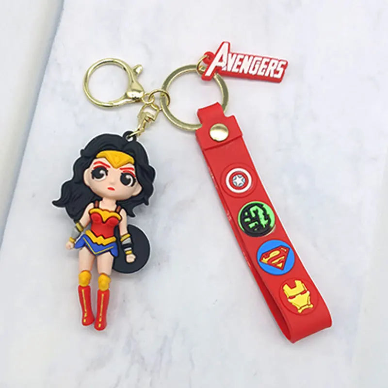 Fashion Cartoon Girl Keychain