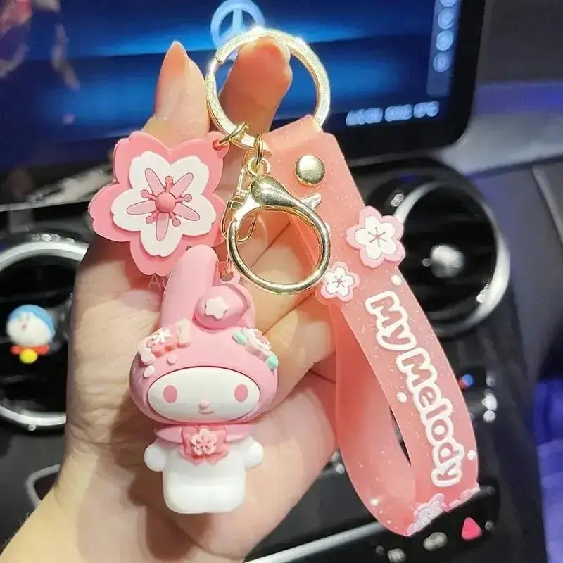 Sanrio Hello Kitty and Cinnamoroll Keychains