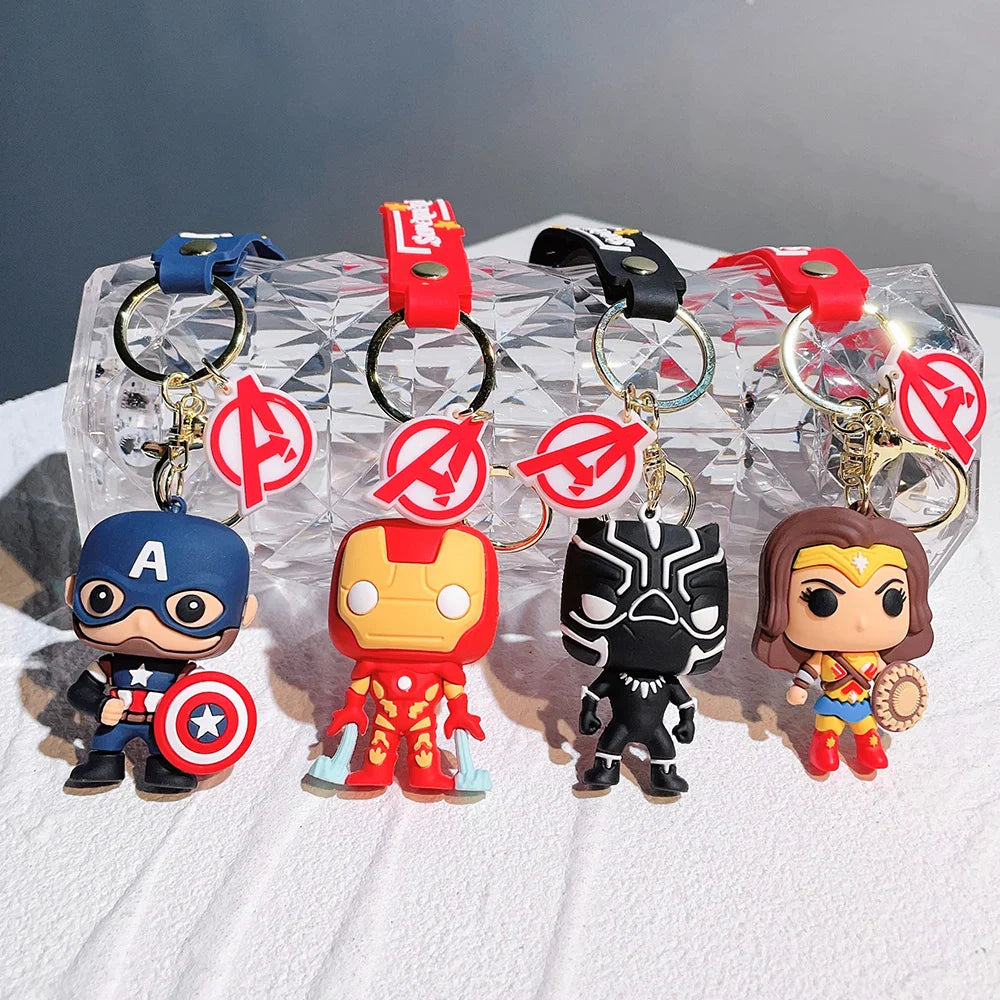 Marvel Superhero Silicone Keychains