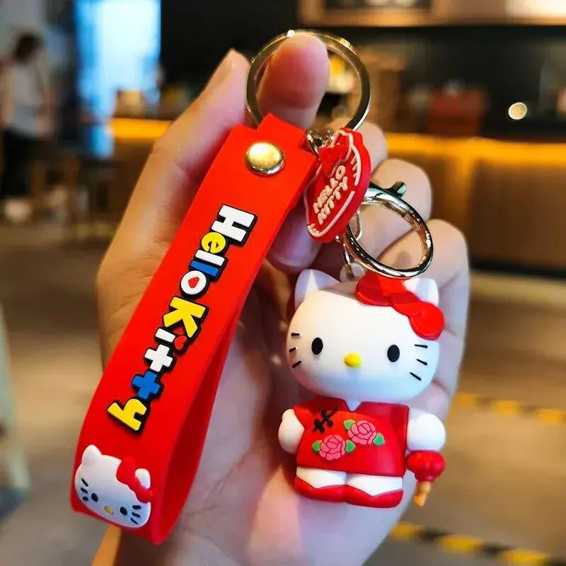Sanrio Hello Kitty and Cinnamoroll Keychains