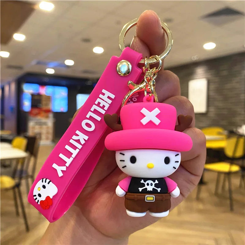 Sanrio Hello Kitty and Cinnamoroll Keychains