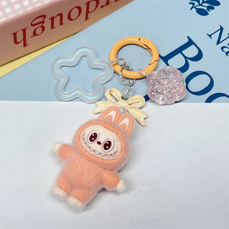 Labubu Bow Keychain