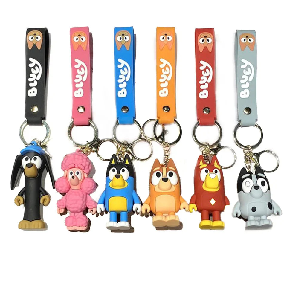 Bluey Family Keychains
