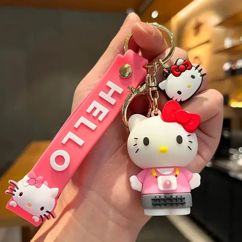 Sanrio Hello Kitty and Cinnamoroll Keychains