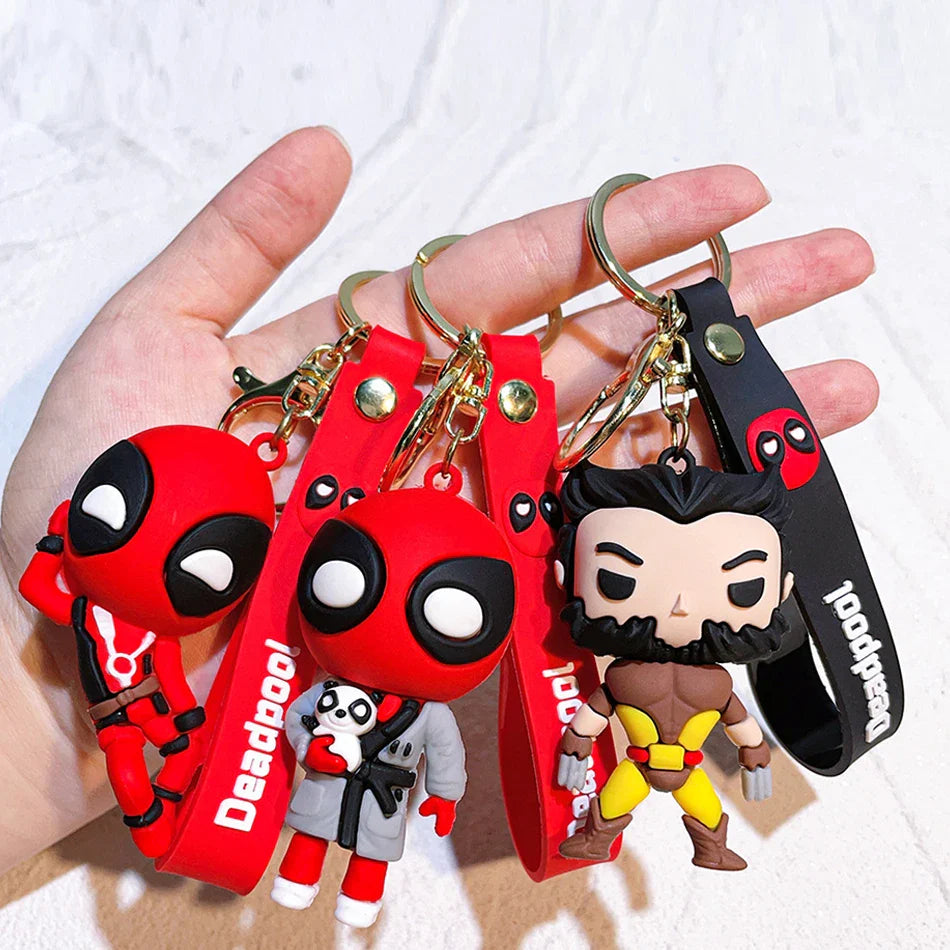 Deadpool Wolverine Keychain