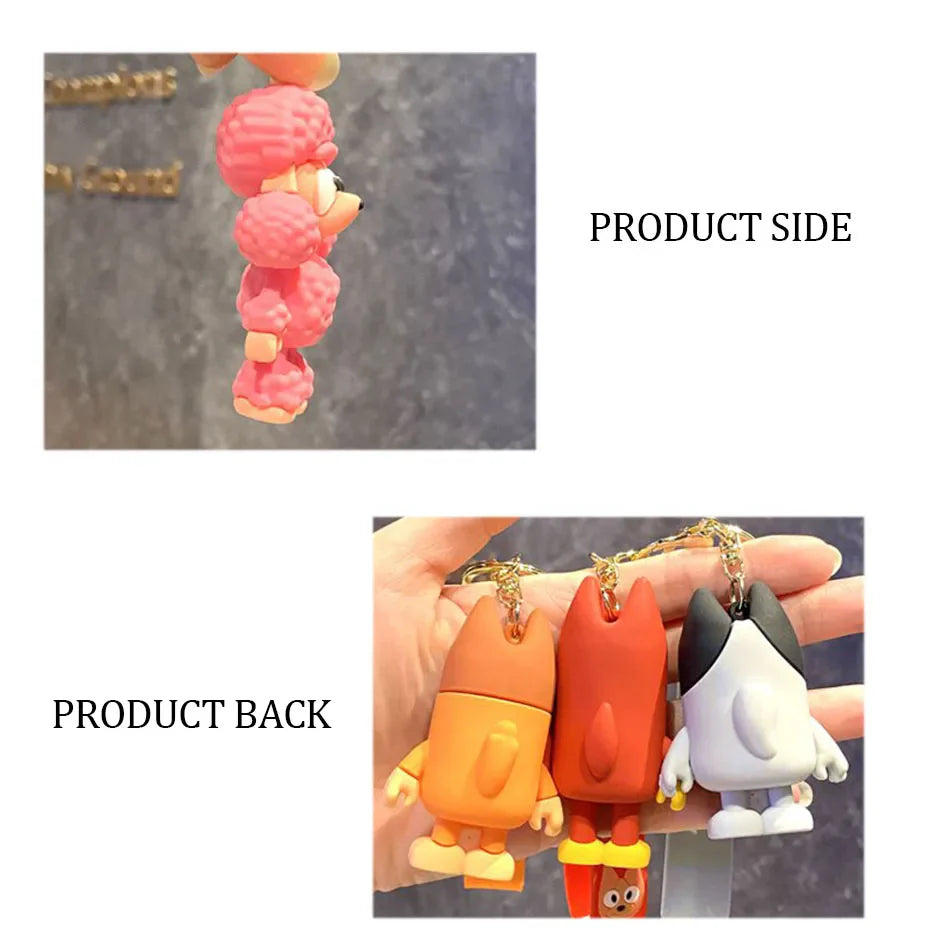 Bluey Family Keychains