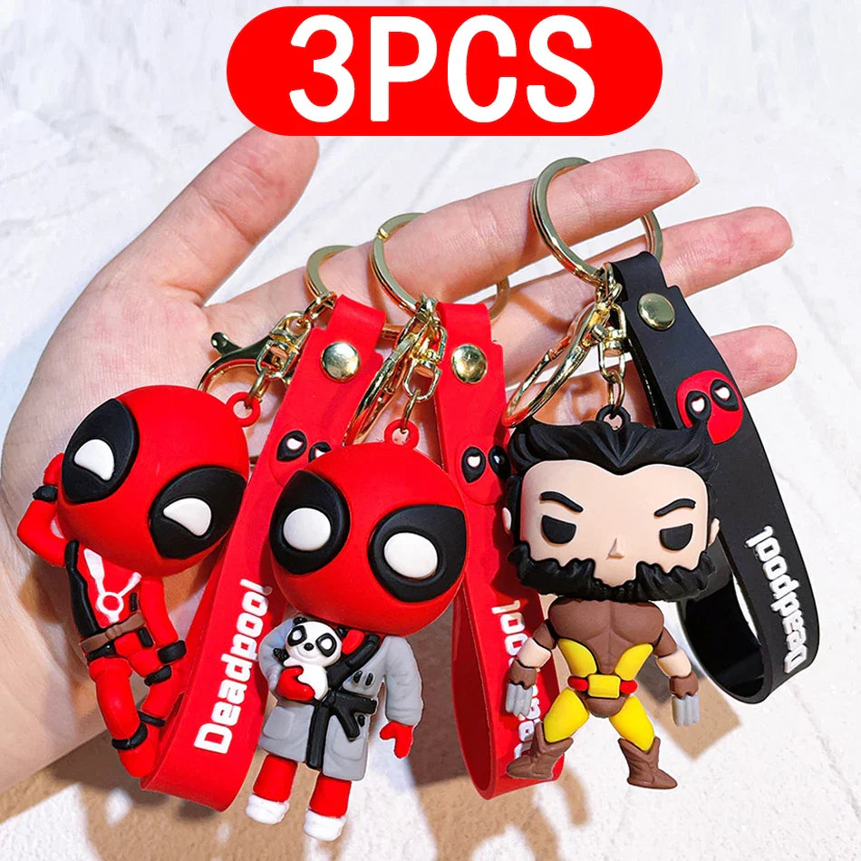 Deadpool Wolverine Keychain