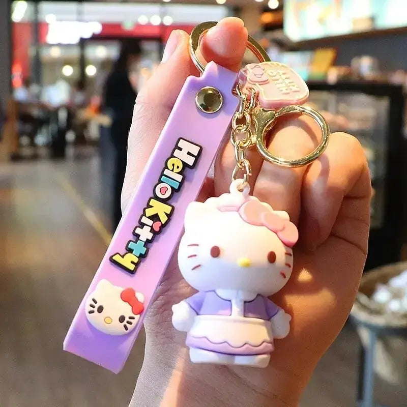 Sanrio Hello Kitty and Cinnamoroll Keychains