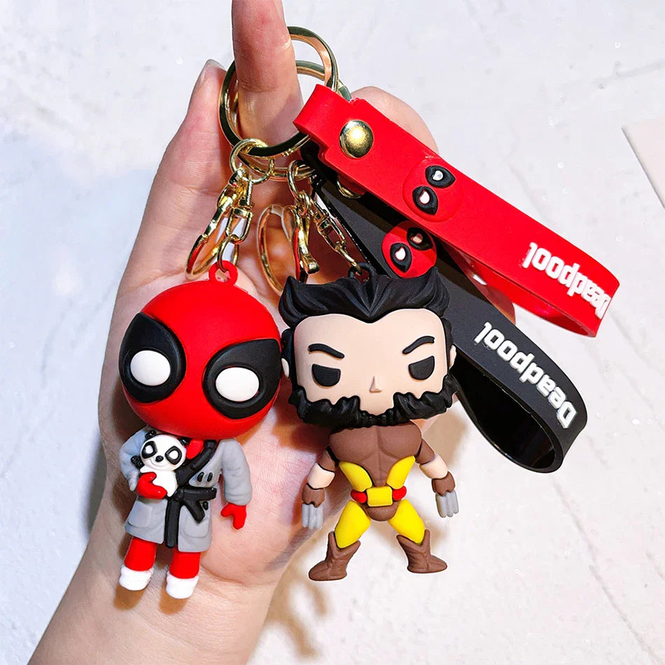 Deadpool Wolverine Keychain