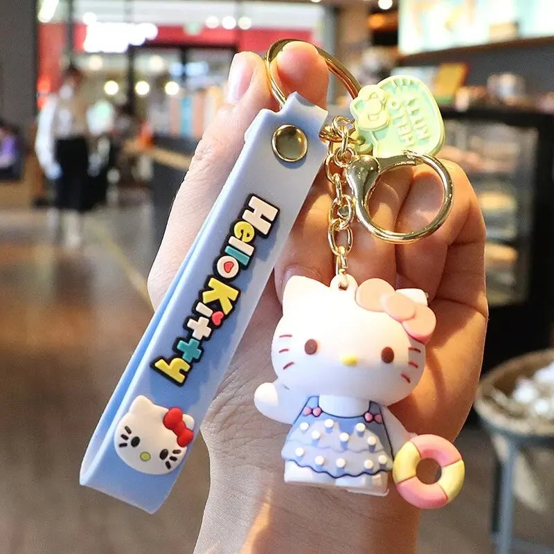Sanrio Hello Kitty and Cinnamoroll Keychains