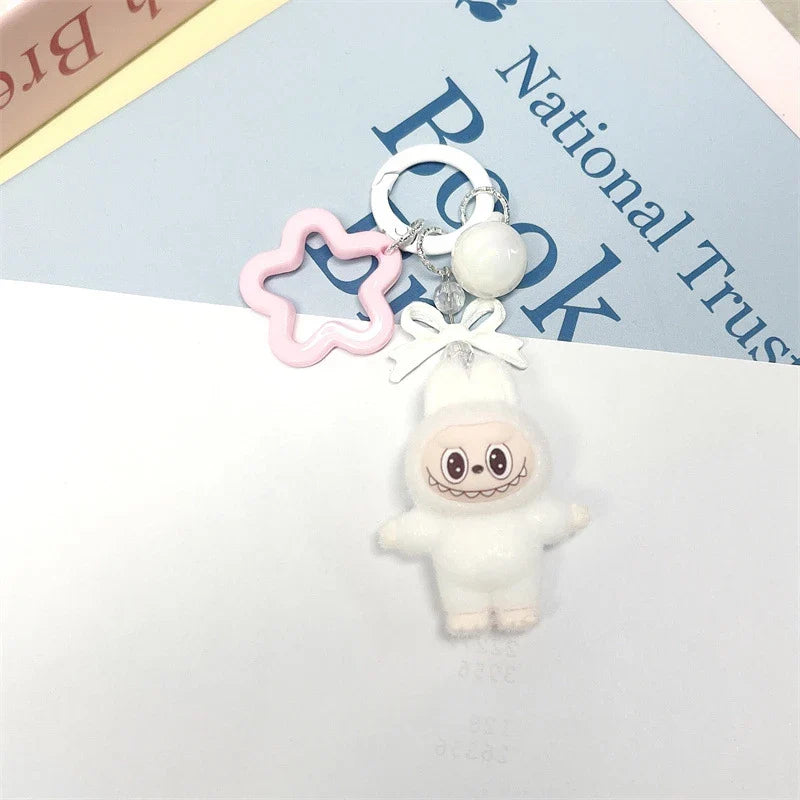Labubu Bow Keychain