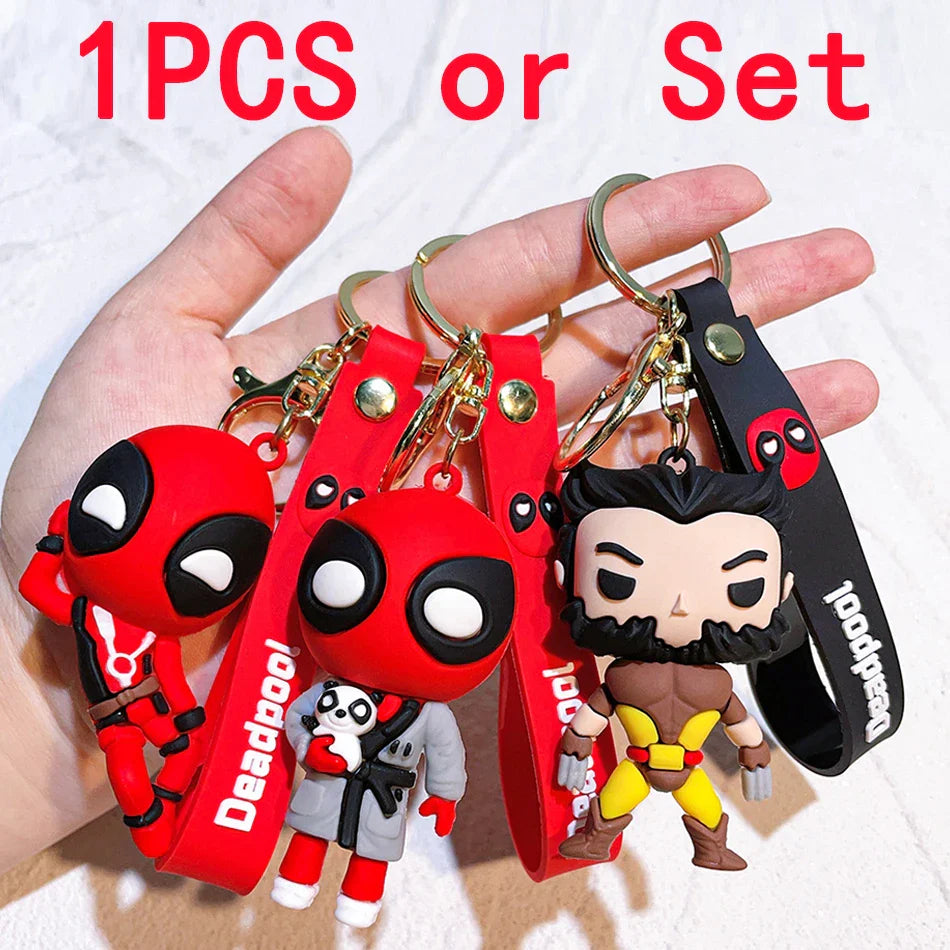 Deadpool Wolverine Keychain