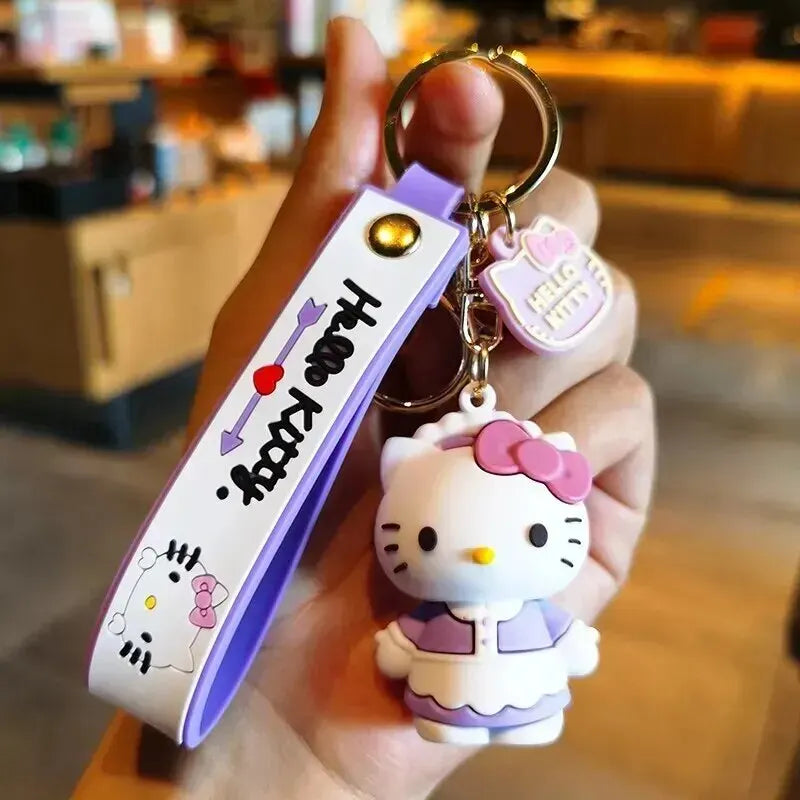 Sanrio Hello Kitty and Cinnamoroll Keychains