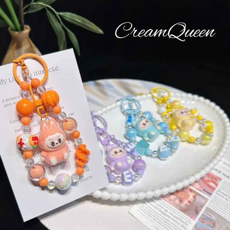 Cute Cartoon Labubu Doll Keychain