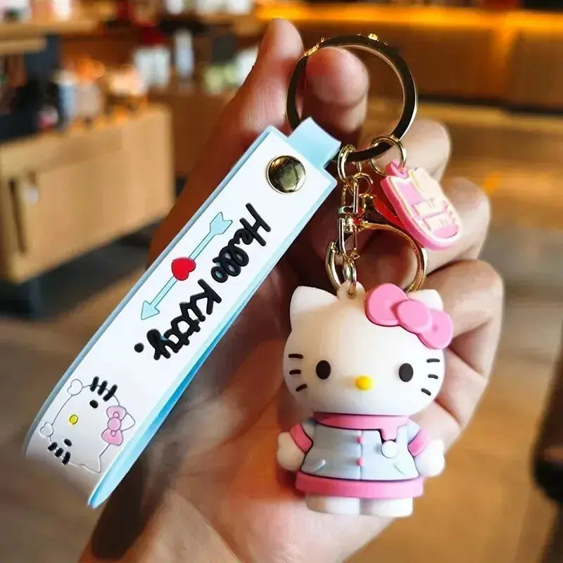 Sanrio Hello Kitty and Cinnamoroll Keychains