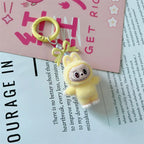 Cute Labubu Keychain Set