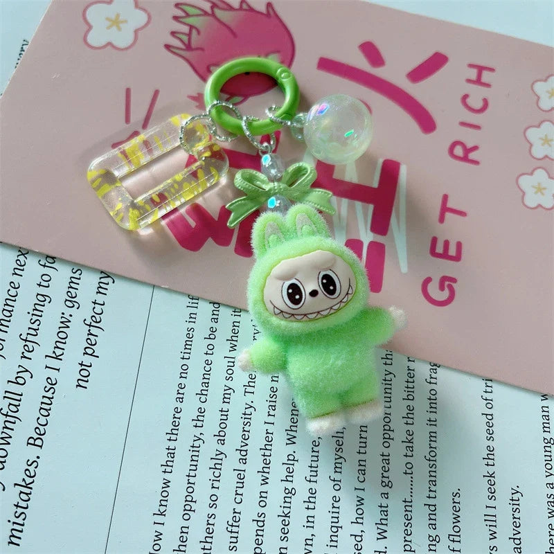 Labubu Bow Keychain