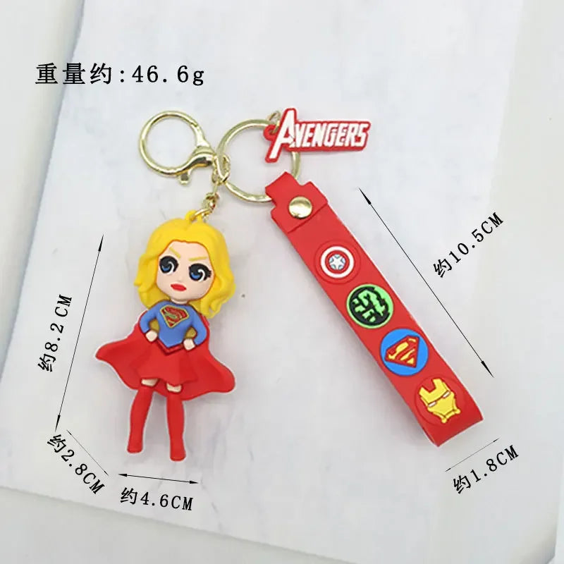 Fashion Cartoon Girl Keychain