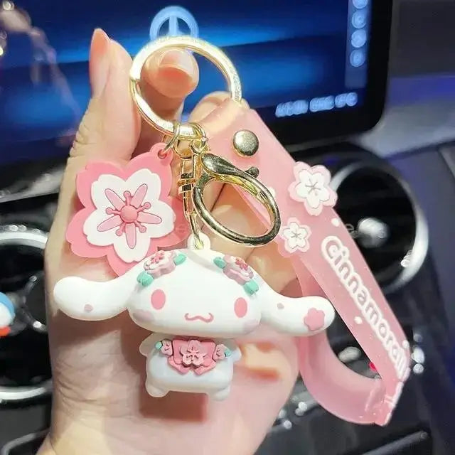 Sanrio Hello Kitty and Cinnamoroll Keychains