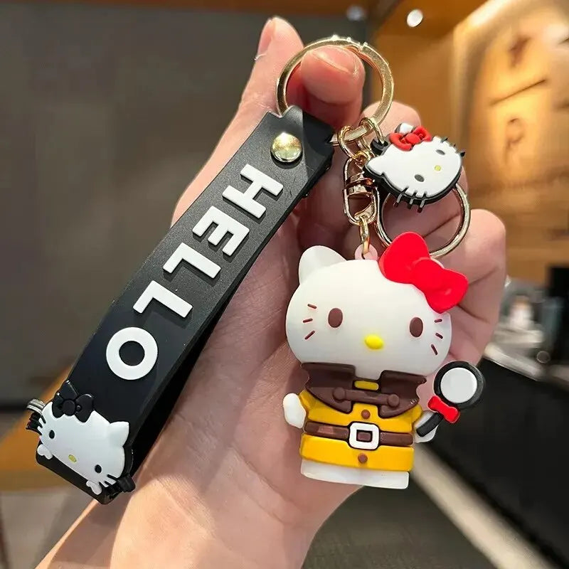 Sanrio Hello Kitty and Cinnamoroll Keychains