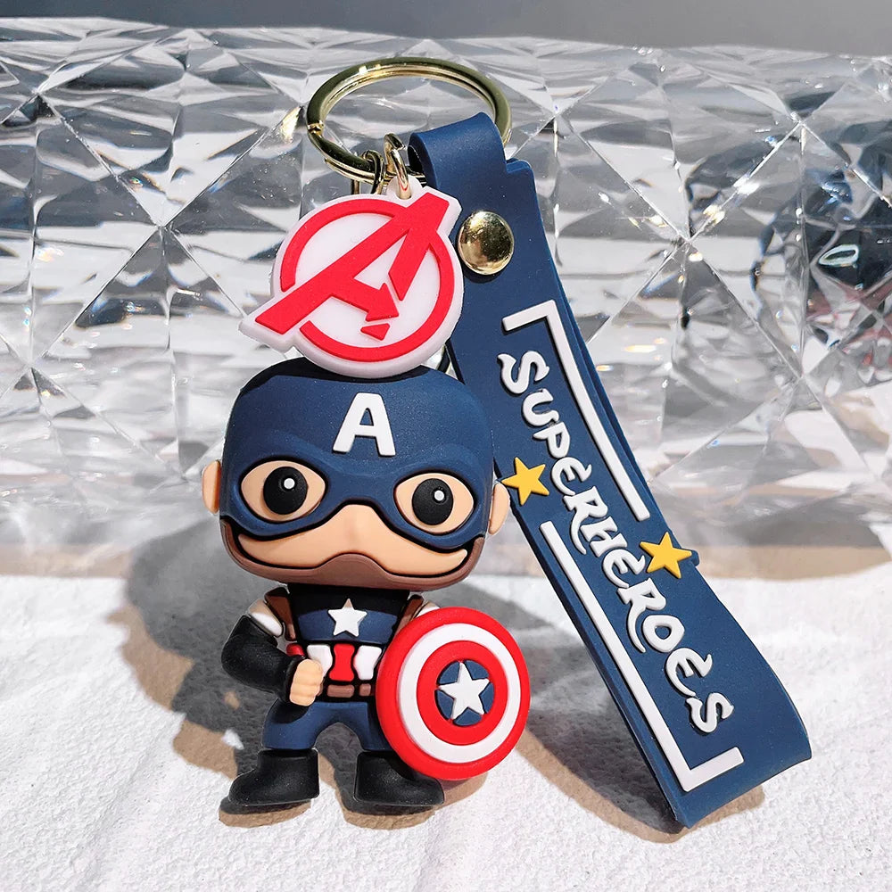 Marvel Superhero Silicone Keychains