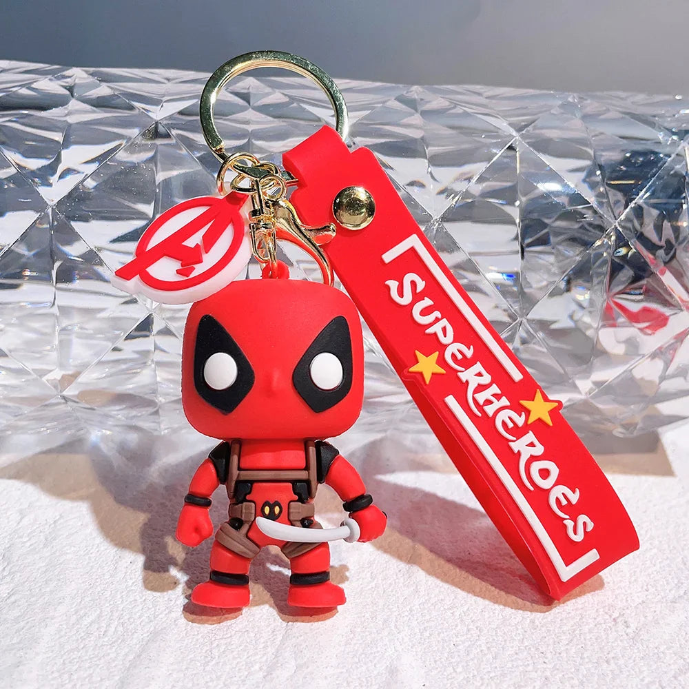Marvel Superhero Silicone Keychains
