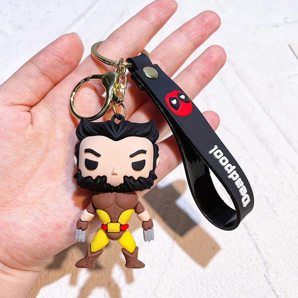 Deadpool Wolverine Keychain