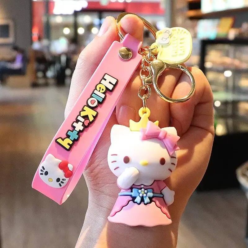 Sanrio Hello Kitty and Cinnamoroll Keychains