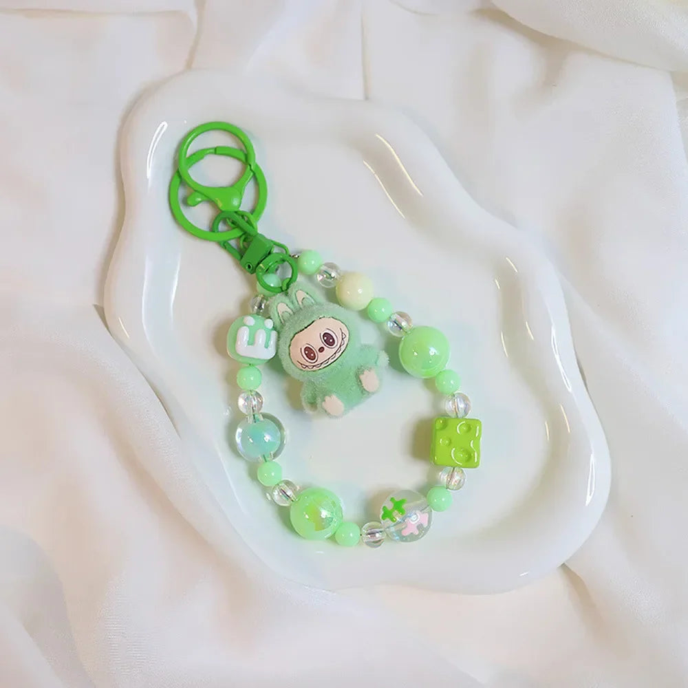 Cute Cartoon Labubu Doll Keychain