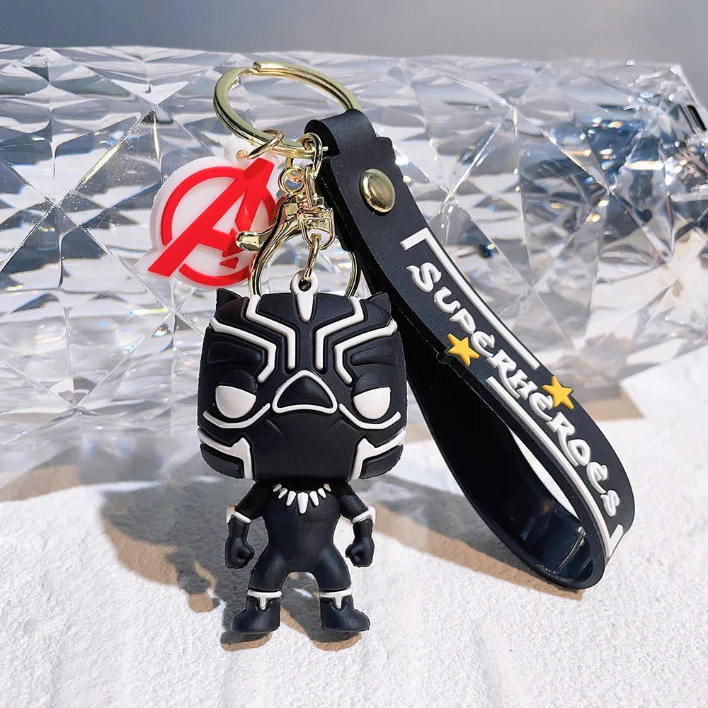 Marvel Superhero Silicone Keychains