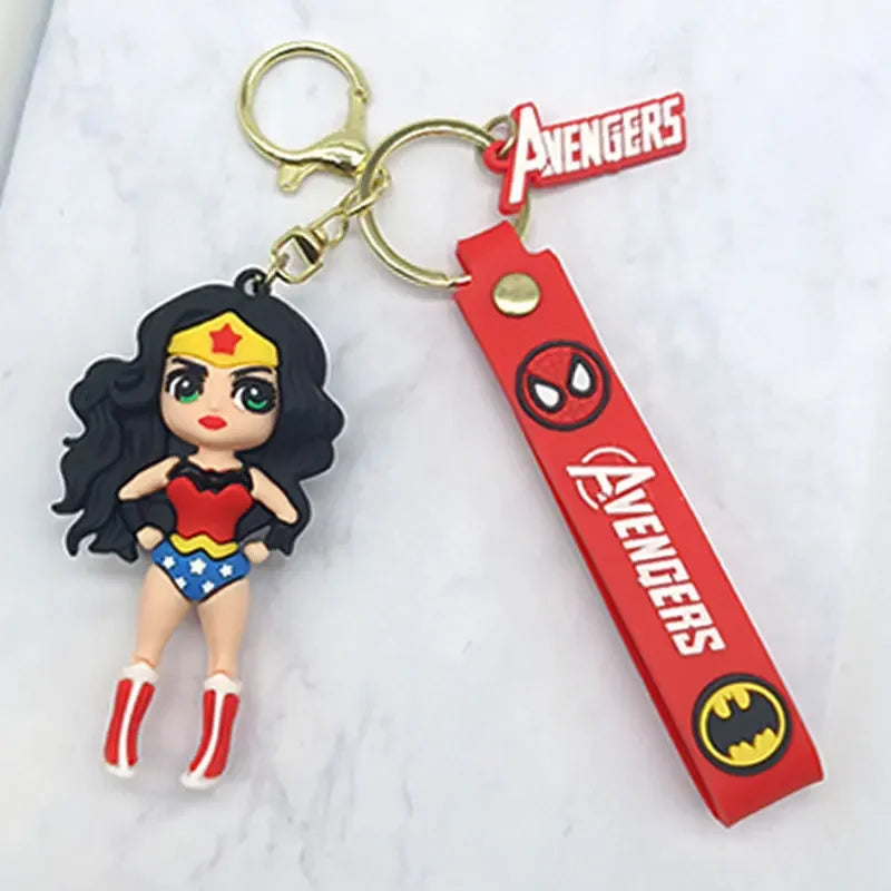 Fashion Cartoon Girl Keychain