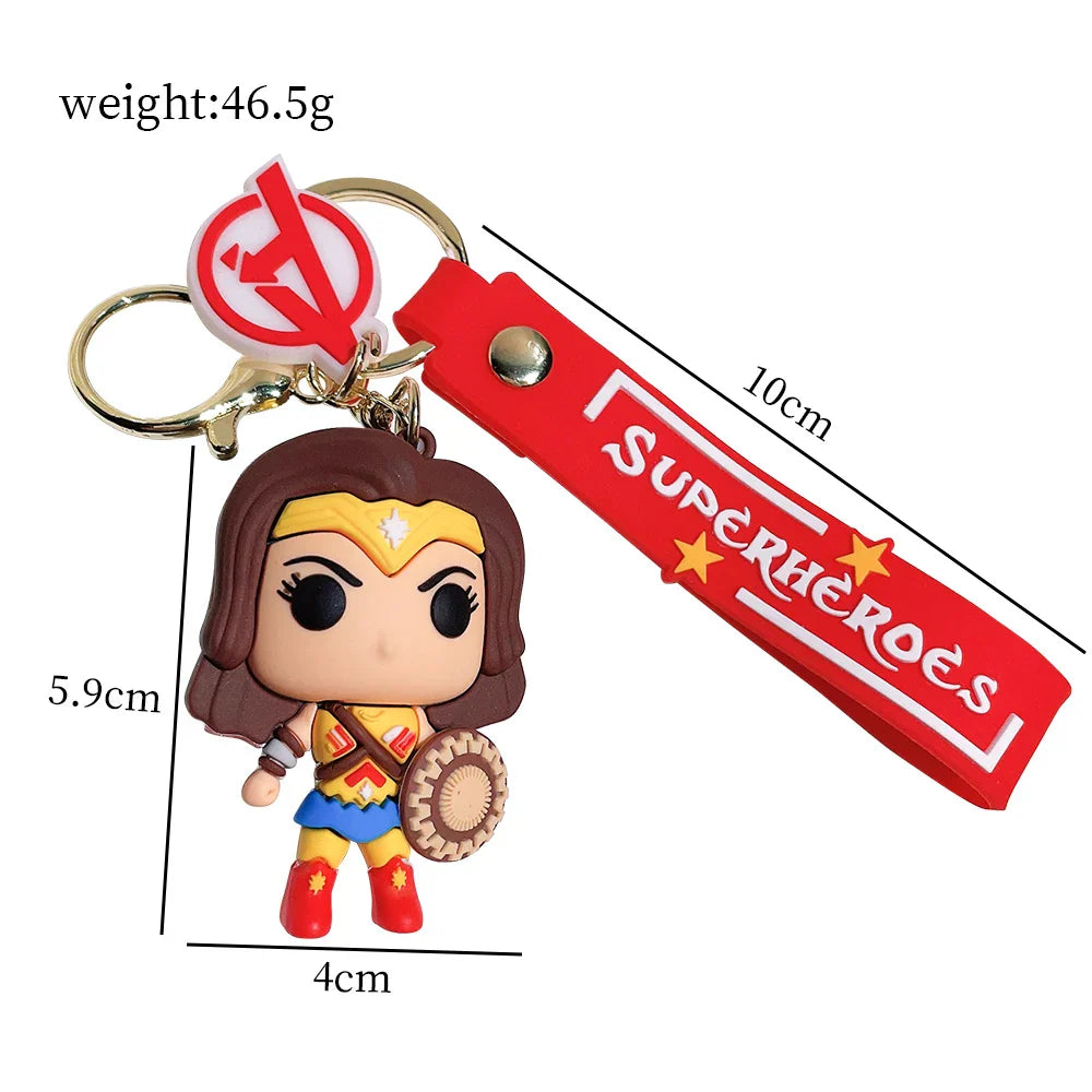Marvel Superhero Silicone Keychains