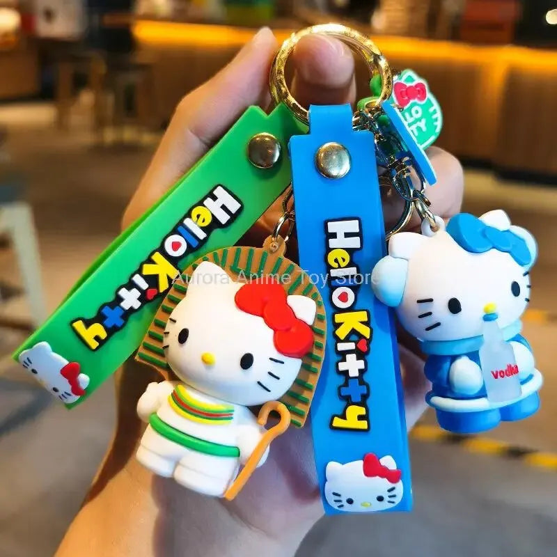 Sanrio Hello Kitty and Cinnamoroll Keychains