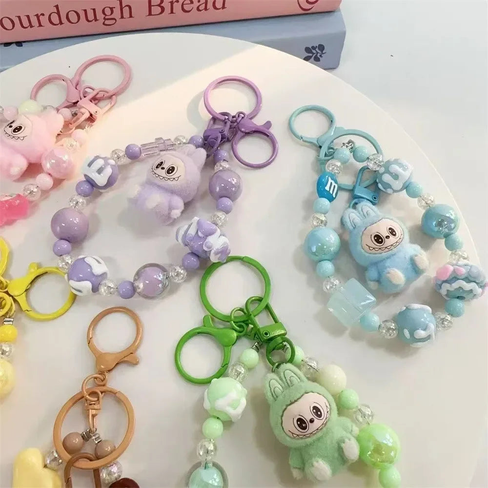 Cute Cartoon Labubu Doll Keychain