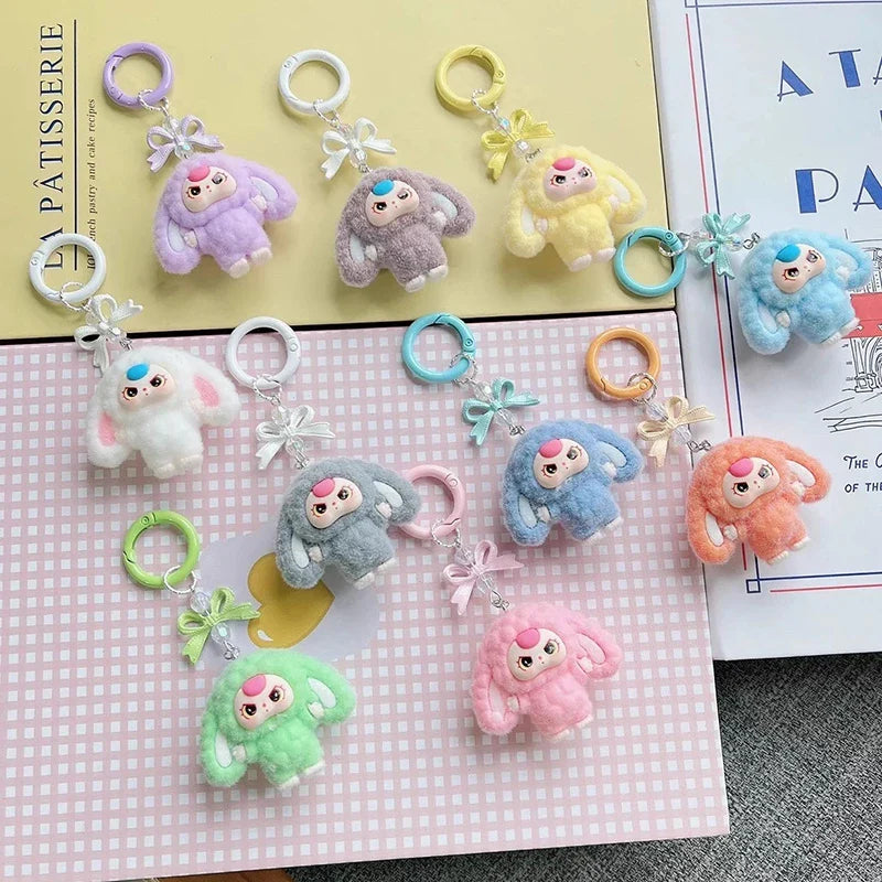 Labubu Bow Keychain