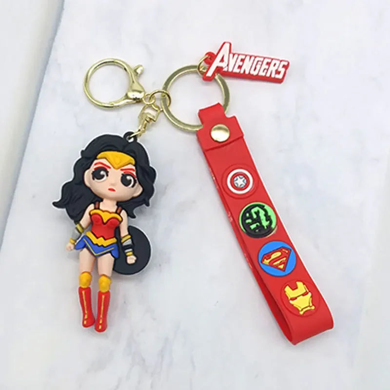 Fashion Cartoon Girl Keychain