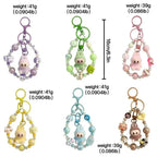 Cute Cartoon Labubu Doll Keychain