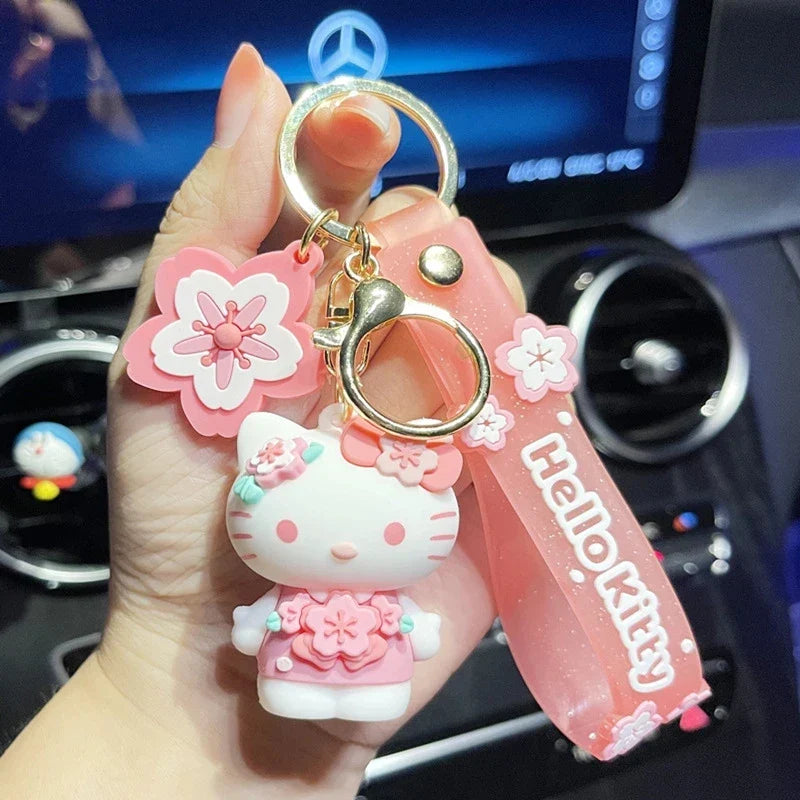 Sanrio Hello Kitty and Cinnamoroll Keychains