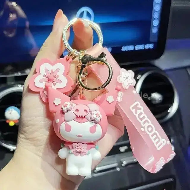 Sanrio Hello Kitty and Cinnamoroll Keychains