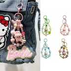 Cute Cartoon Labubu Doll Keychain