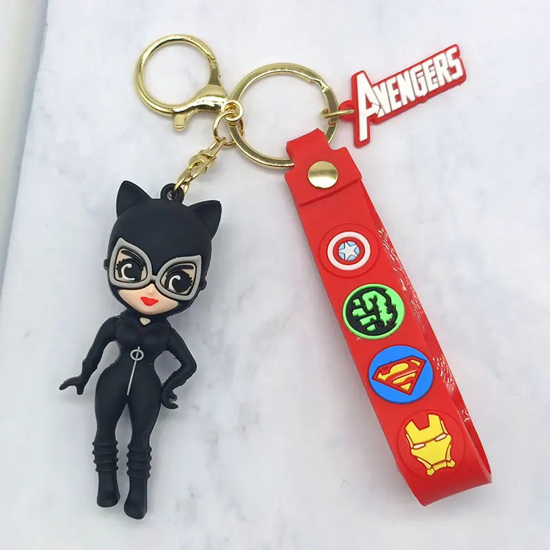 Fashion Cartoon Girl Keychain