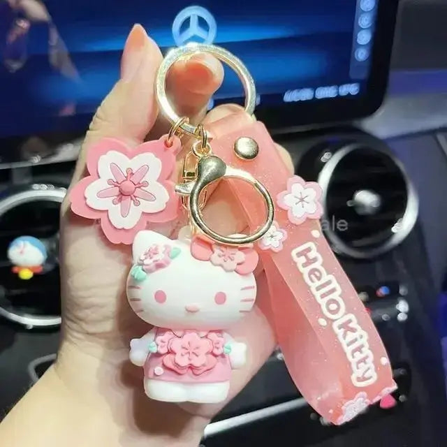Sanrio Hello Kitty and Cinnamoroll Keychains