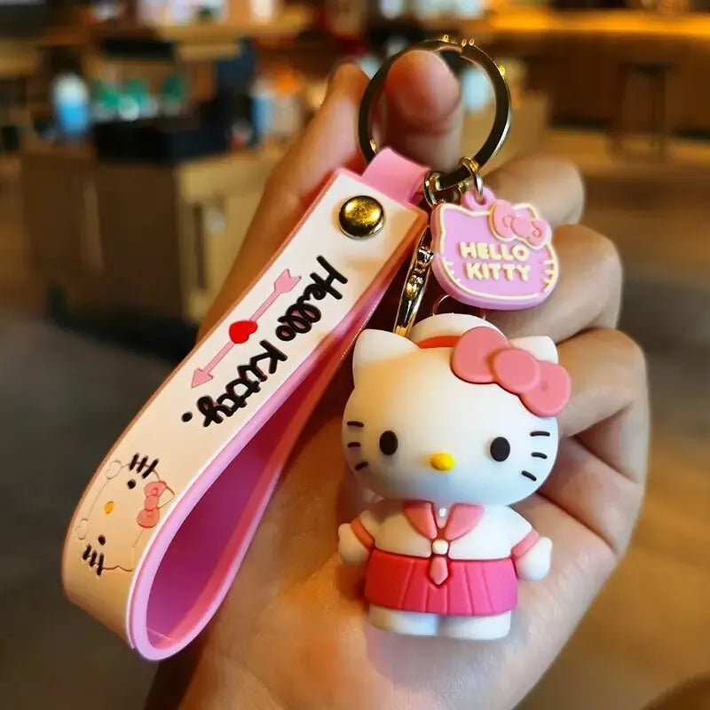 Sanrio Hello Kitty and Cinnamoroll Keychains