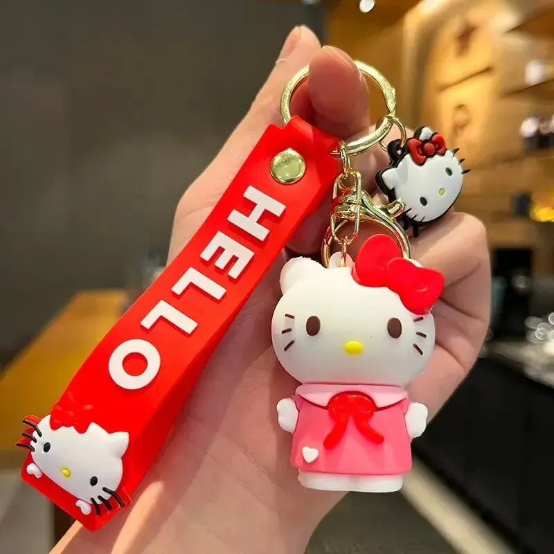 Sanrio Hello Kitty and Cinnamoroll Keychains