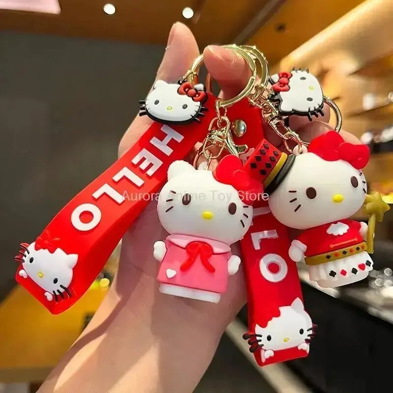 Sanrio Hello Kitty and Cinnamoroll Keychains